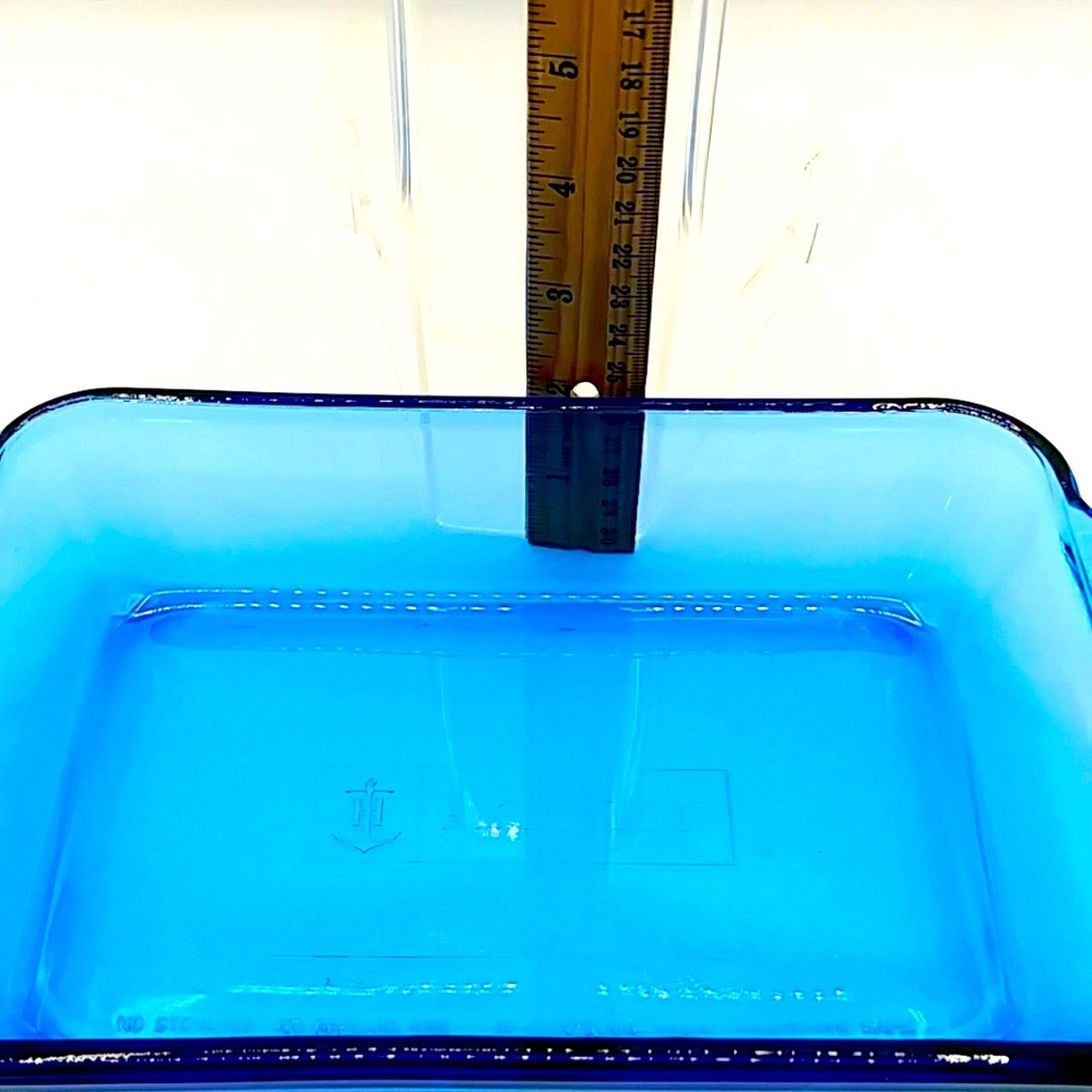 Anchor Hocking Blue Baking Dish 6x9" 1 Quart - Picture 7 of 7